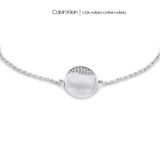  Vòng tay Nữ Calvin Klein màu Bạc - Minimal Circular 35000134 