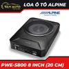 LOA SUB GẦM GHẾ KÍCH THƯỚC Alpine PWE-S800 8 INCH (20 CM)