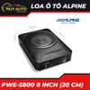 LOA SUB GẦM GHẾ KÍCH THƯỚC Alpine PWE-S800 8 INCH (20 CM)