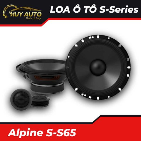 Alpine S-S65 LOA ĐỒNG TRỤC (TOÀN DẢI) 2 CHIỀU - 6.5 INCH