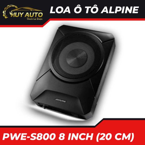 LOA SUB GẦM GHẾ KÍCH THƯỚC Alpine PWE-S800 8 INCH (20 CM)