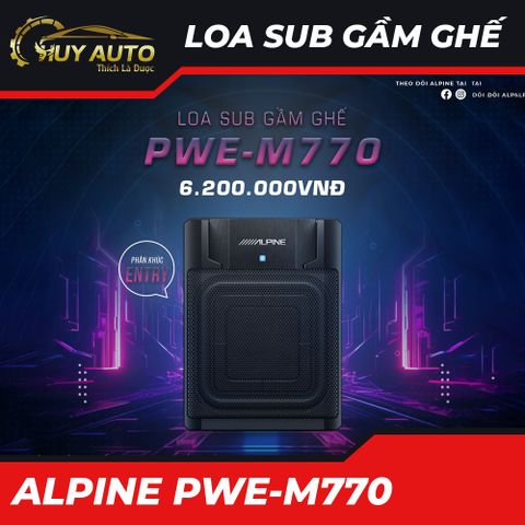 Loa Sub Gầm Ghế Alpine PWE-M770