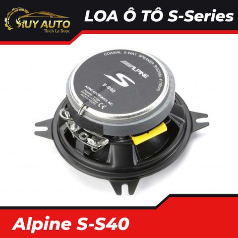 Loa Đồng Trục Alpine S-S40 (TOÀN DẢI) 2 Chiều - 4 Inch