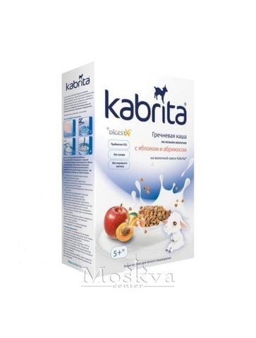 Bột Ăn Dặm Sữa Dê Kabrita Kiều Mạch Táo Mơ 180G Của Nga