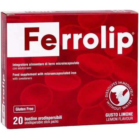 Sắt Hữu Cơ Ferrolip 36gr