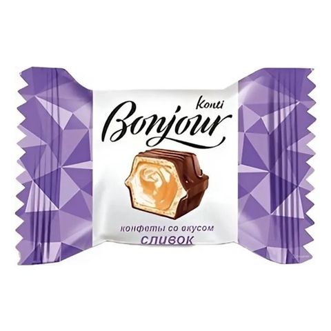 Kẹo Konti Bonjour Kem 80gr