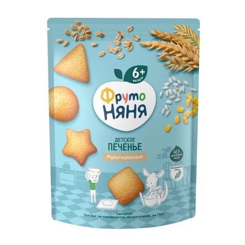 Bánh Ăn Dặm Fruto Ngũ Cốc Của Nga 120Gr