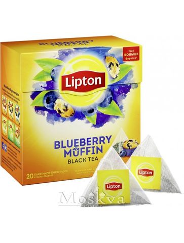 Trà Đen Lipton Vị Bánh Muffin Việt Quất Của Nga