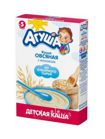 Bột Ăn Dặm Agusha Yến Mạch Sữa Và Phomai 200G Của Nga