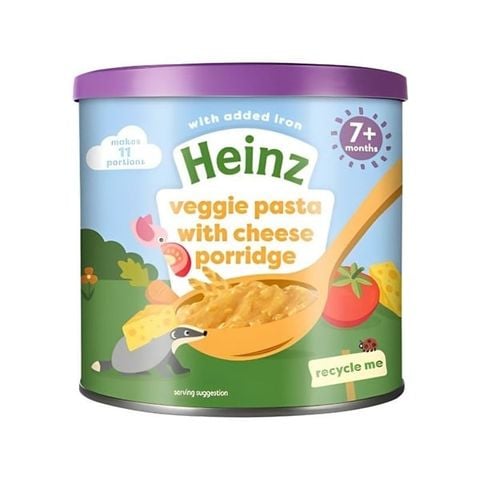 BAD Heinz mỳ Ý, rau củ, phomai 7+