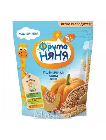 Bột Ăn Dặm Fruto Lúa Mỳ Bí Đỏ Của Nga