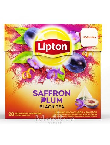 Trà Đen Lipton Saffaron Mận Của Nga