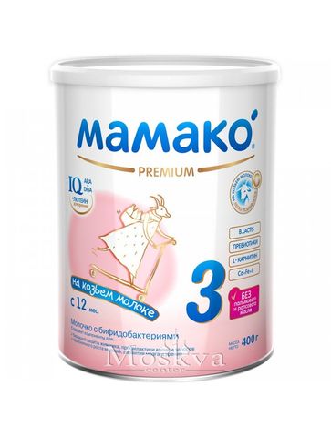 Sữa Dê Mamako Số 3 Hộp 400G Của Nga