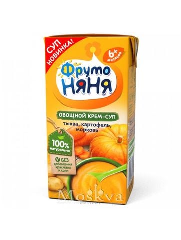 Súp Kem Fruto Bí Khoai Tây Cà Rốt 200ml Dành Cho Bé Từ 6 Tháng Tuổi