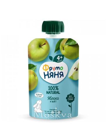 Hoa Quả Nghiền Fruto Táo  90G Dành Cho Trẻ Từ 4 Tháng Tuổi