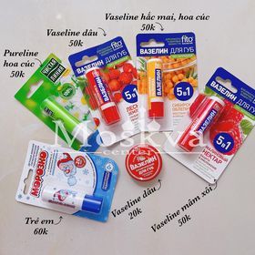 Son Dưỡng Vaseline Mâm Xôi Của Nga