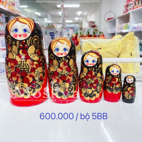 Búp Bê Gỗ Matryoshka Của Nga Bộ 5 Con