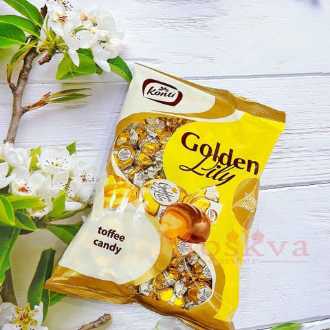 Kẹo Socola Huệ Vàng Nhân Caramel Gói 1Kg