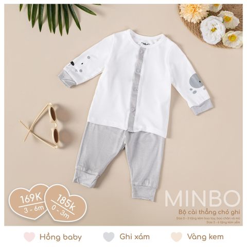 Bộ Cài Thẳng Chó Ghi Minbo