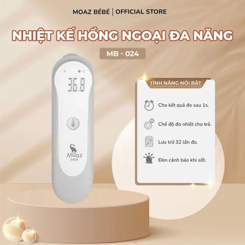 Nhiệt Kế Hồng Ngoại Moaz Bébé Mb-024