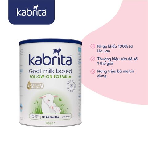 Sữa Dê Kabrita Số 2 800g Cho Trẻ 12-24 Tháng