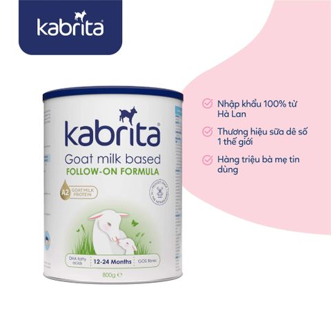 Sữa Dê Kabrita Số 2 800g Cho Trẻ 12-24 Tháng