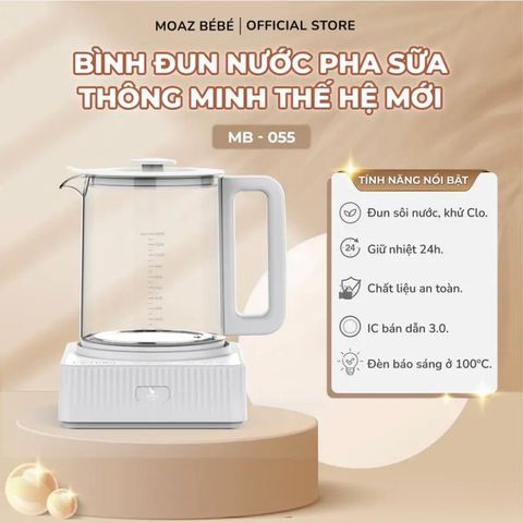 Máy Đun Và Hâm Nước Pha Sữa Moaz Bébé Mb-055