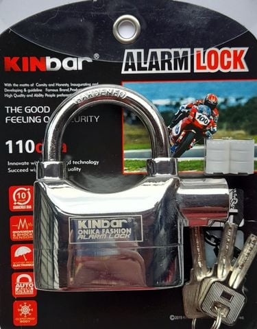  KHÓA BÁO ĐỘNG KINBAR # INOX 60MM 