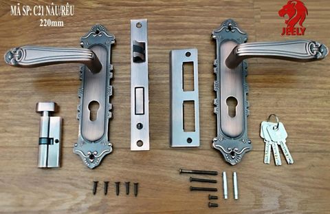  KHÓA TAY GẠT GIÁ Gỗ - C21 