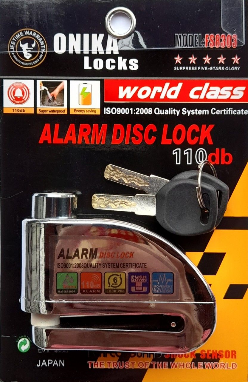 KHÓA ĐĨA BÁO ĐỘNG ONIKA # INOX FS8303