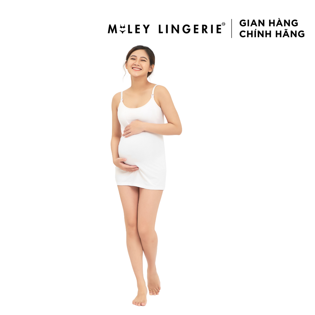 Áo Khoá Cài Trước Cho Con Bú Miley Lingerie Vải Sợi Thiên Nhiên Cao Cấp Bamboo PBS01