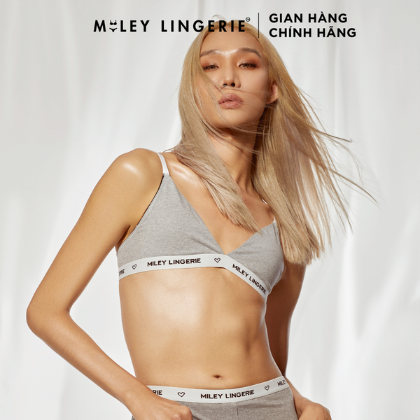 Áo Ngực Mút Mỏng Thời Trang Thể Thao Lưng Logo Chất Vải Cotton Thiên Nhiên BeingMe Miley Lingerie