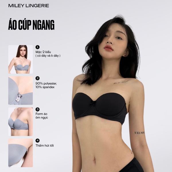Áo Ngực Cúp Ngang Elegant [BRM01102]