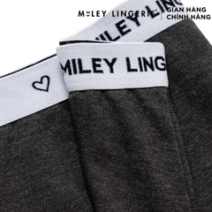 Bộ Đồ Lót Áo Cotton Có Gọng Đệm Vừa Nâng Ngực Và Quần Boy Short Đồng Bộ Miley Lingerie