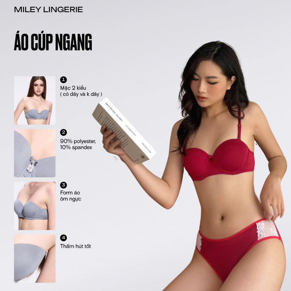 Áo Ngực Cúp Ngang Elegant [BRM04002]