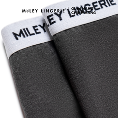 Bộ Đồ Lót Áo Cotton Có Gọng Đệm Vừa Nâng Ngực Và Quần Cotton Lưng Logo Miley Lingerie