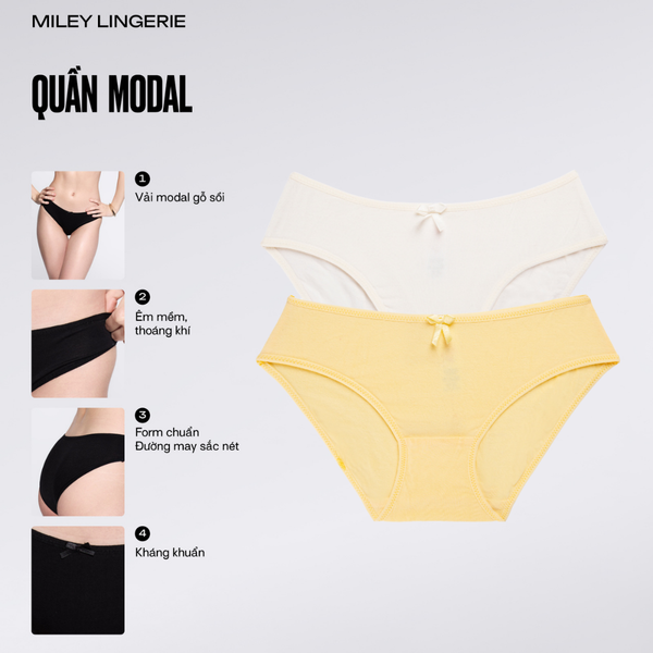 Combo 2 Quần Lót Modal Bikini Miley Lingerie BCS04