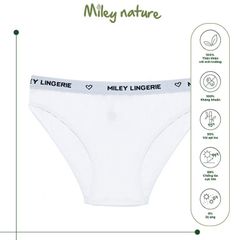 Combo 5 Quần Lót Nữ Miley Lingerie Vải Sợi Thiên Nhiên Cao Cấp Bamboo Miley Nature FBS0201