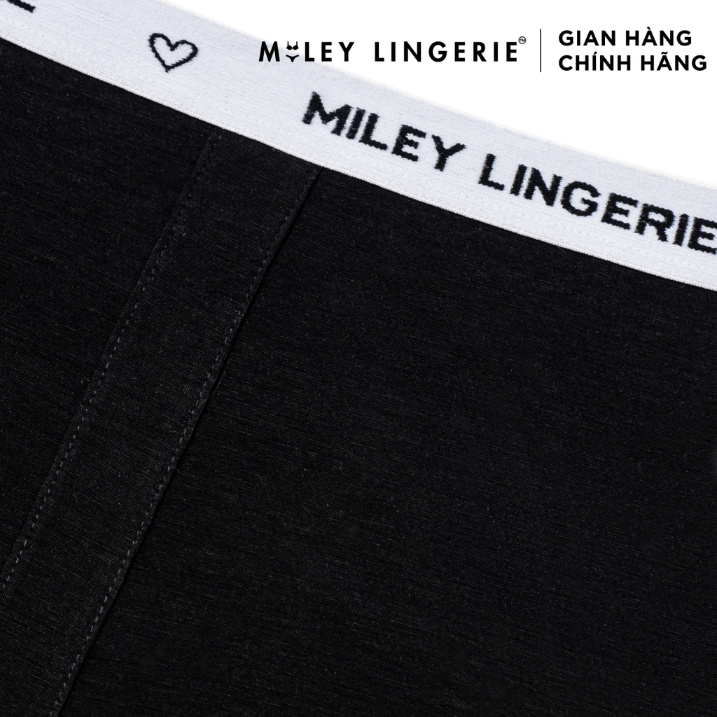 Bộ Đồ Lót Mút Mỏng Và Quần Boxer Nữ Vải Sợi Bamboo Từ Thiên Nhiên Viền Lưng Logo BeingMe Miley Lingerie