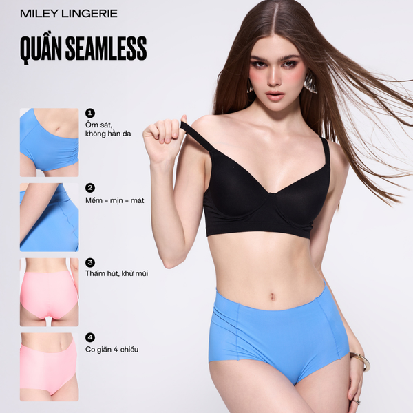 Quần Lót Nữ Không Lộ Viền Chất Mịn Mát Thoáng Khí NO-SHOW Miley Lingerie