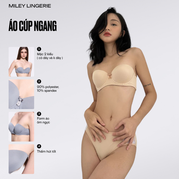 Áo Ngực Cúp Ngang Elegant [BRM09102]