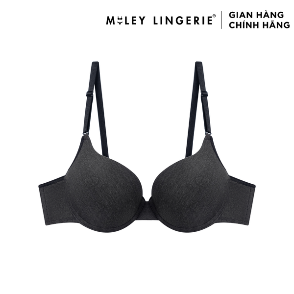 Bộ Đồ Lót Áo Cotton Có Gọng Đệm Vừa Nâng Ngực Và Quần Boxer Đồng Bộ Miley Lingerie