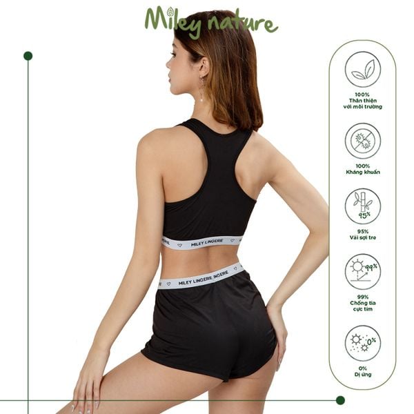 Bộ Đồ Lót Thể Thao Miley Lingerie Thun Lạnh Cao Cấp Miley Nature [SBS0104]