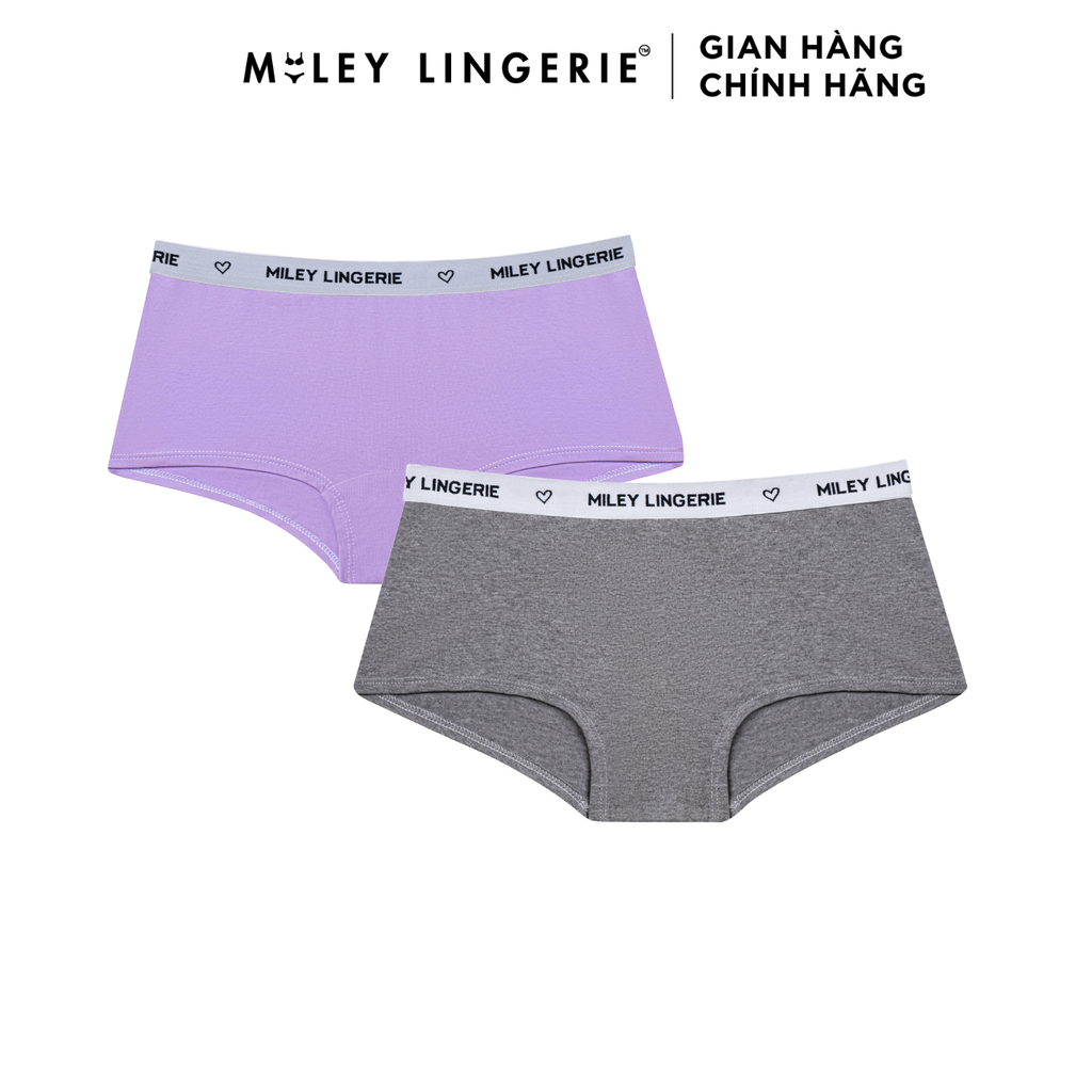 COMBO 2 QUẦN BOY SHORT COTTON BEING ME MILEY LINGERIE