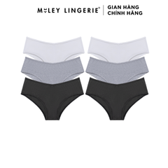 Combo 6 Quần Lưng Chéo Cotton Thiên Nhiên Being Me Miley Lingerie