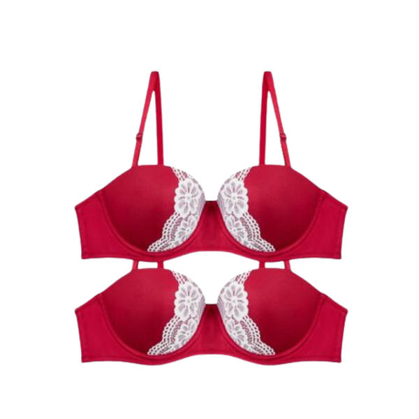 Combo 2 Áo Ngực Cúp Ngang Tháo Dây Premium Miley Lingerie BRM04202