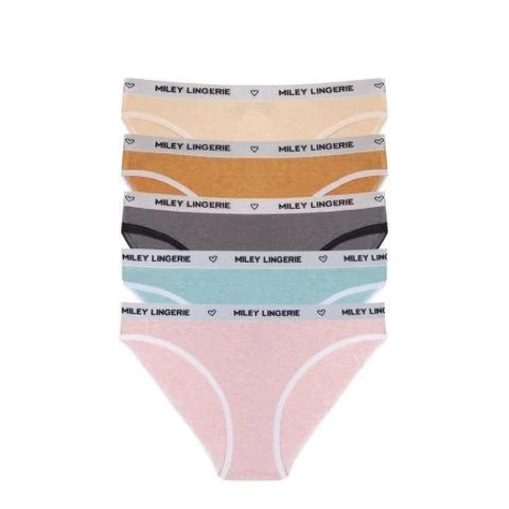 Combo 5 Quần Lót Nữ Thể Thao Cao Cấp Melange Active MILEY LINGERIE FCB00