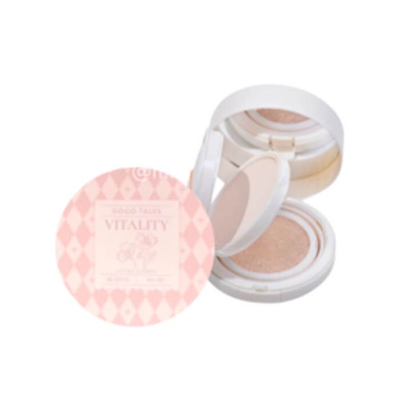 Phấn Nước Kiêm Phấn Phủ 2 Trong 1 Gogo Tales Light And Nude Pressed Powder Cushion Cream