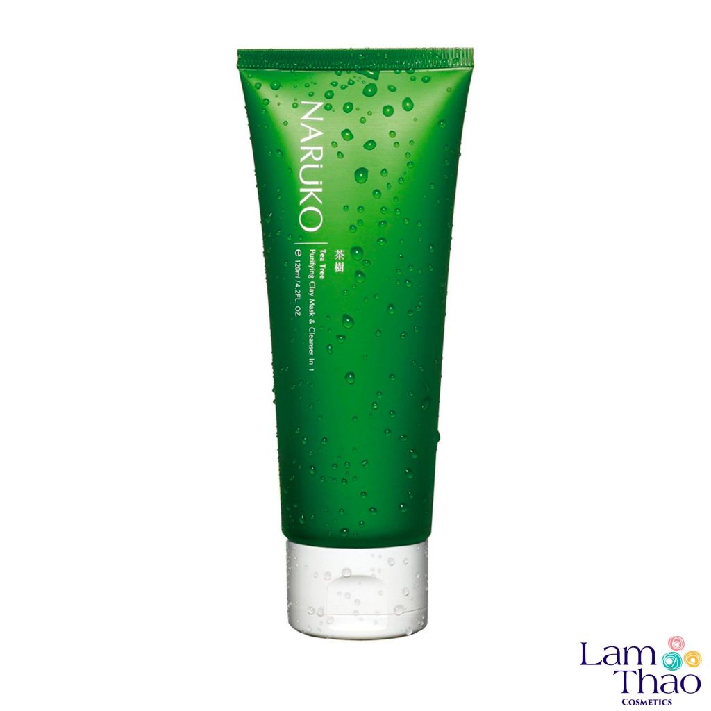 Sữa Rửa Mặt Đất Sét Tràm Trà Naruko Tea Tree Purifying Clay Mask & Cleanser