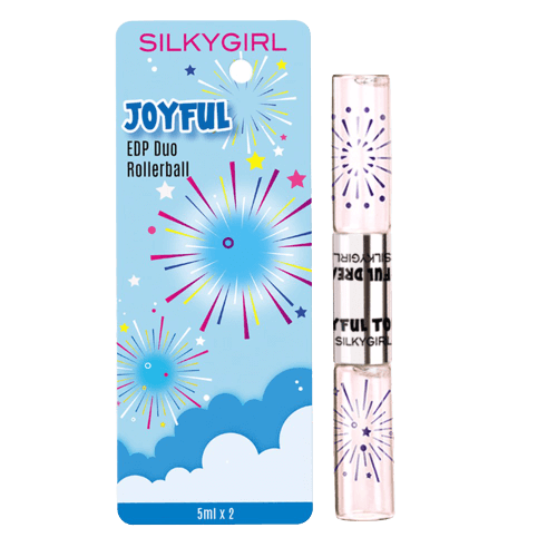 Nước Hoa Dạng Lăn 2 Đầu Silkygirl Joyfull Eau De Parfum Duo Rollerball